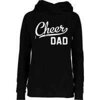 Cheer Dad Proud Cheerleading Dad Gift Womens Funnel Neck Pullover Hood