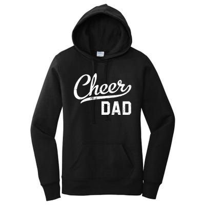 Cheer Dad Proud Cheerleading Dad Gift Women's Pullover Hoodie