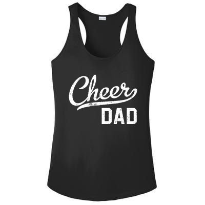 Cheer Dad Proud Cheerleading Dad Gift Ladies PosiCharge Competitor Racerback Tank