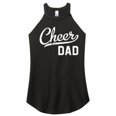 Cheer Dad Proud Cheerleading Dad Gift Women’s Perfect Tri Rocker Tank