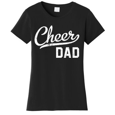 Cheer Dad Proud Cheerleading Dad Gift Women's T-Shirt