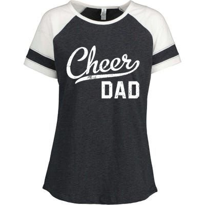 Cheer Dad Proud Cheerleading Dad Gift Enza Ladies Jersey Colorblock Tee