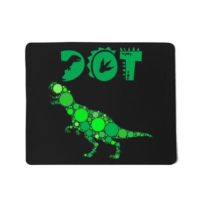 Cute Dinosaur Polka Dots Mousepad