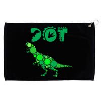 Cute Dinosaur Polka Dots Grommeted Golf Towel