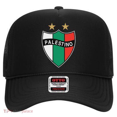 Club Deportivo Palestino Santiago Chile High Crown Mesh Back Trucker Hat