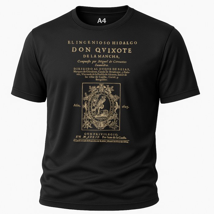 Cervantes Don Quijote De La Mancha. Dark Clothes Version T-Shirt Cooling Performance Crew T-Shirt
