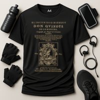 Cervantes Don Quijote De La Mancha. Dark Clothes Version T-Shirt Cooling Performance Crew T-Shirt