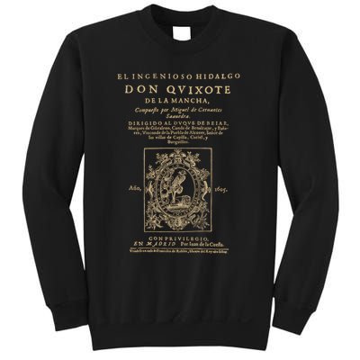 Cervantes Don Quijote De La Mancha. Dark Clothes Version T-Shirt Sweatshirt