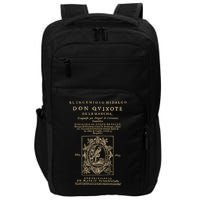 Cervantes Don Quijote De La Mancha. Dark Clothes Version T-Shirt Impact Tech Backpack