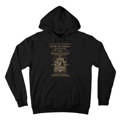 Cervantes Don Quijote De La Mancha. Dark Clothes Version T-Shirt Tall Hoodie