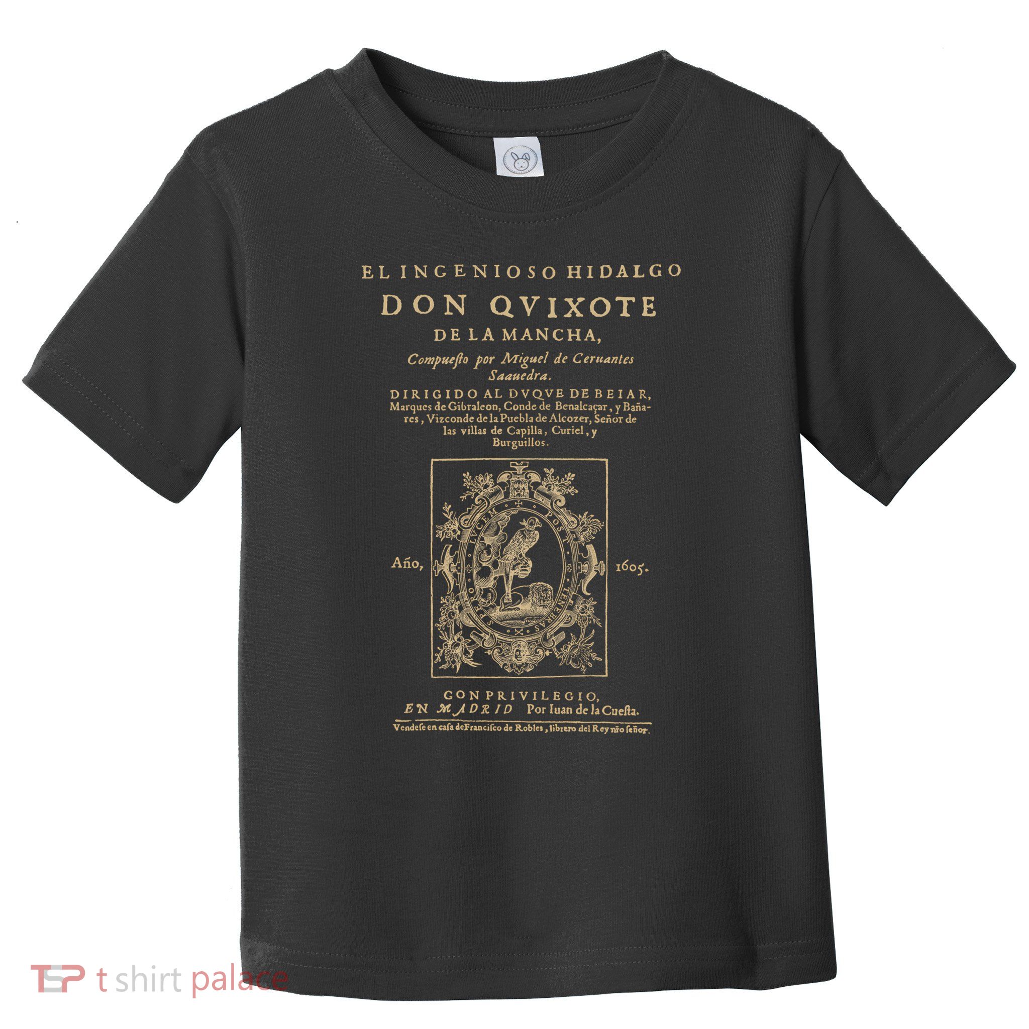 Cervantes Don Quijote De La Mancha. Dark Clothes Version T-Shirt Toddler T-Shirt