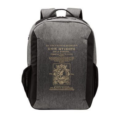 Cervantes Don Quijote De La Mancha. Dark Clothes Version T-Shirt Vector Backpack