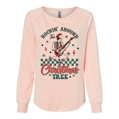 Christmas Dtf Rockin Around The Christmas Tree Dtf Transfer Ready To Press Womens California Wash Sweatshirt