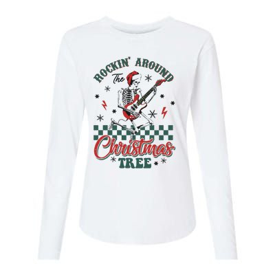 Christmas Dtf Rockin Around The Christmas Tree Dtf Transfer Ready To Press Womens Cotton Relaxed Long Sleeve T-Shirt