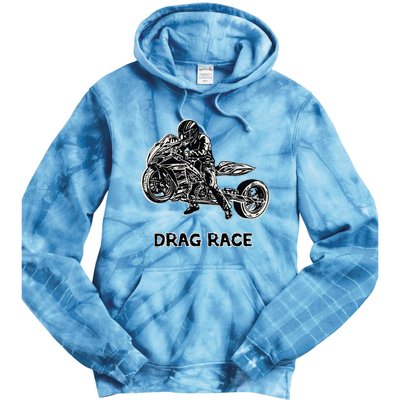 Cool Drag Race Motorcycle For Racing Lovers Tie Dye Hoodie