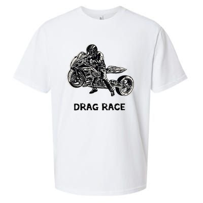 Cool Drag Race Motorcycle For Racing Lovers Sueded Cloud Jersey T-Shirt