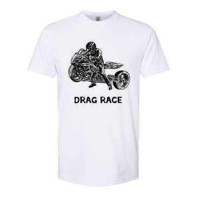 Cool Drag Race Motorcycle For Racing Lovers Softstyle CVC T-Shirt