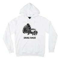 Cool Drag Race Motorcycle For Racing Lovers Hoodie