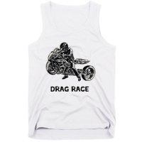 Cool Drag Race Motorcycle For Racing Lovers Tank Top