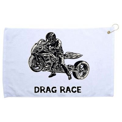 Cool Drag Race Motorcycle For Racing Lovers Grommeted Golf Towel