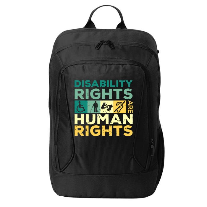 Cool Disability Rights Are Human Rights Support Caregivers City Backpack
