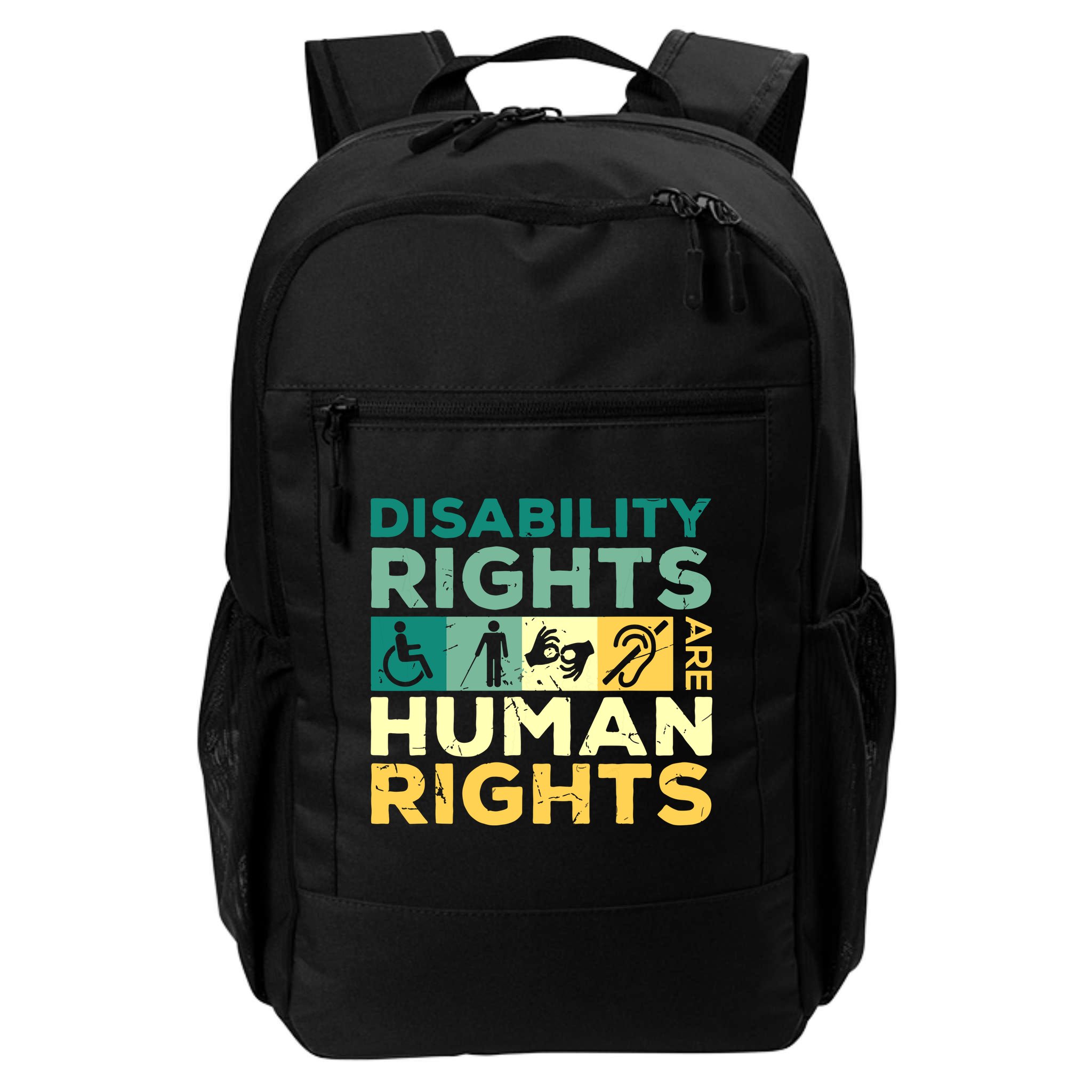 Cool Disability Rights Are Human Rights Support Caregivers Backpack