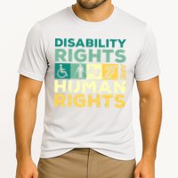 Cool Disability Rights Are Human Rights Support Caregivers Cooling Performance Crew T-Shirt