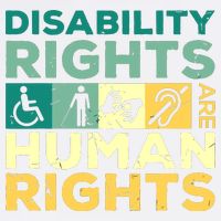 Cool Disability Rights Are Human Rights Support Caregivers Cooling Performance Crew T-Shirt