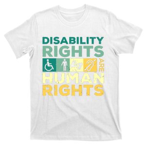 Cool Disability Rights Are Human Rights Support Caregivers T-Shirt