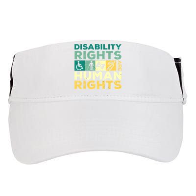 Cool Disability Rights Are Human Rights Support Caregivers Adult Drive Performance Visor