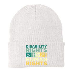 Cool Disability Rights Are Human Rights Support Caregivers Knit Cap Winter Beanie