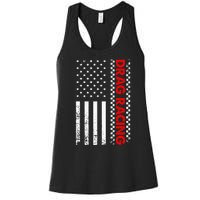 Cool Drag Racing Design For Drag Race Car Lovers Women's Racerback Tank