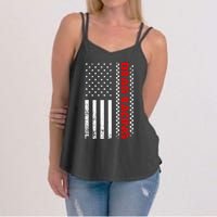 Cool Drag Racing Design For Drag Race Car Lovers Women's Strappy Tank