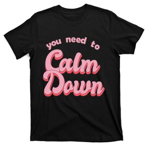 Calm Down Retro Style T-Shirt