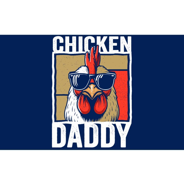 Chicken Daddy Rooster Farmer Funny Fathers Day For Bumper Sticker