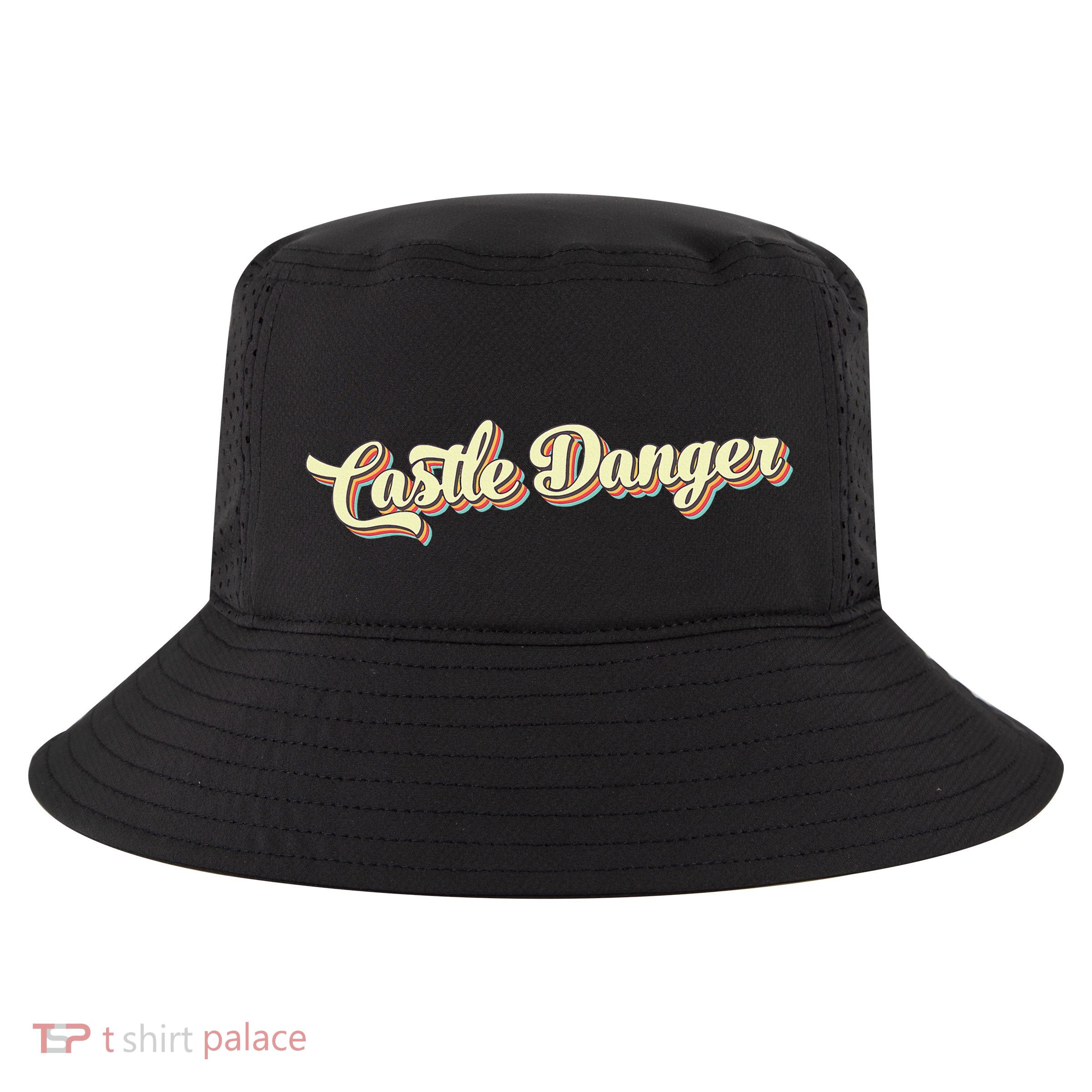 Castle Danger Retro Art Baseball Cool Comfort Performance Bucket Hat