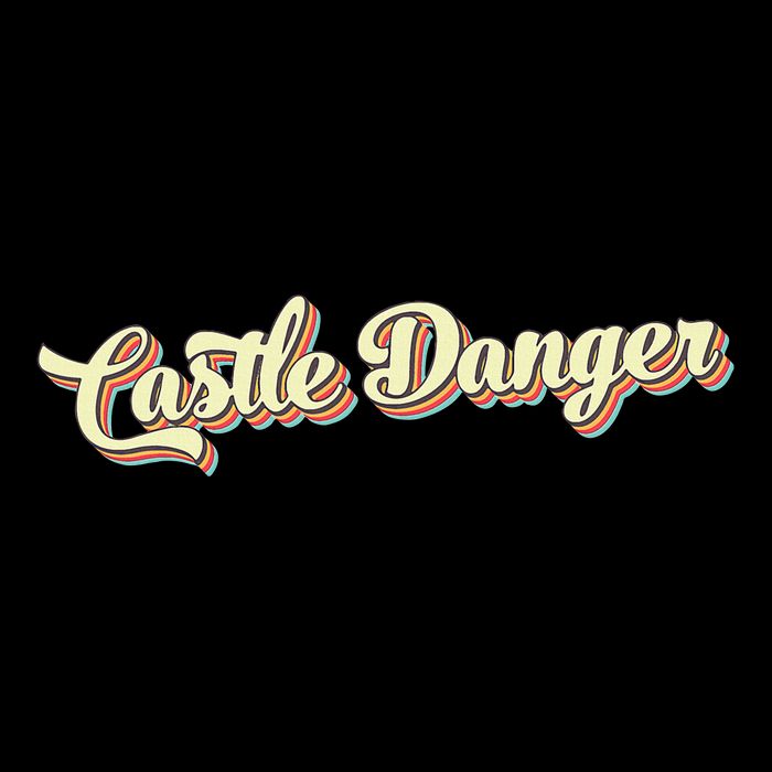 Castle Danger Retro Art Baseball Bag