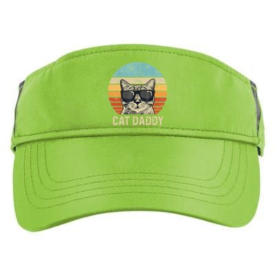 Cat Daddy Retro Cat Sunglasses Cool Cat Dad Gift Fathers Day Adult Drive Performance Visor