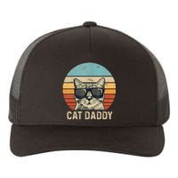 Cat Daddy Retro Cat Sunglasses Cool Cat Dad Gift Fathers Day Yupoong Adult 5-Panel Trucker Hat