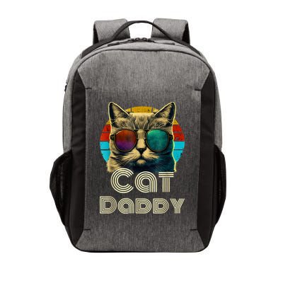Cat Daddy, Retro Cat Dad, 80s, 90s, Vintage Vector Backpack