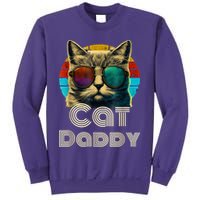 Cat Daddy, Retro Cat Dad, 80s, 90s, Vintage Sweatshirt