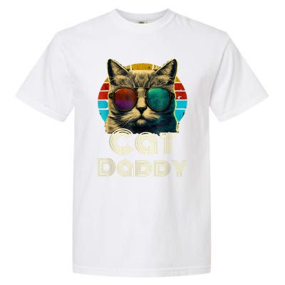 Cat Daddy, Retro Cat Dad, 80s, 90s, Vintage Garment-Dyed Heavyweight T-Shirt