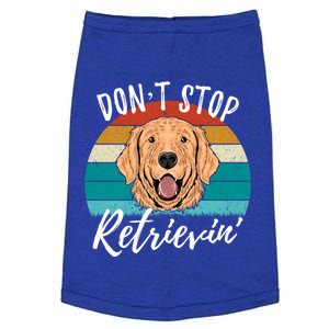 Cute Dog Retro Dont Stop Retrievin Golden Retriever Lovers Funny Gift Doggie Tank