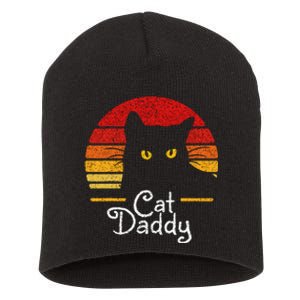 Cat Daddy Retro 70s 80s Short Acrylic Beanie