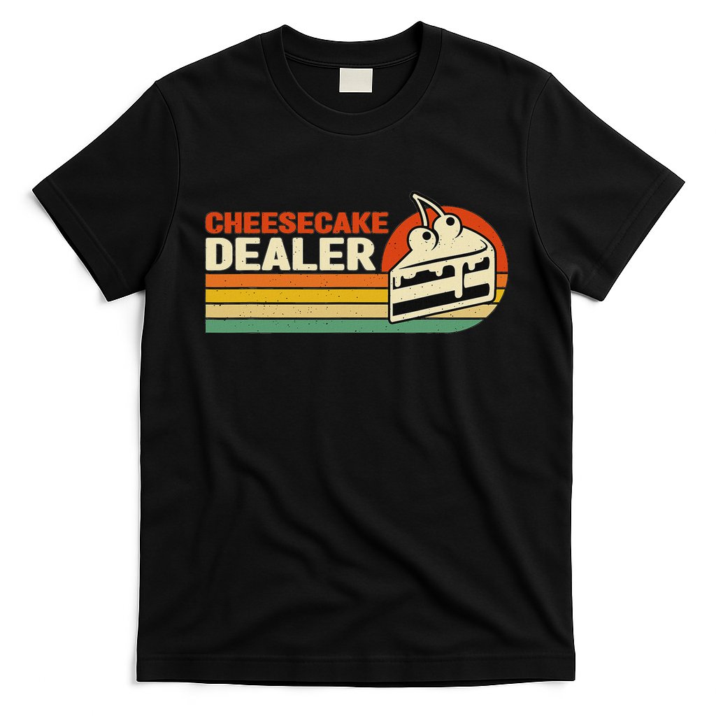 Cheesecake Dealer Retro Sweets Goodies Desserts Cheesecake T-Shirt