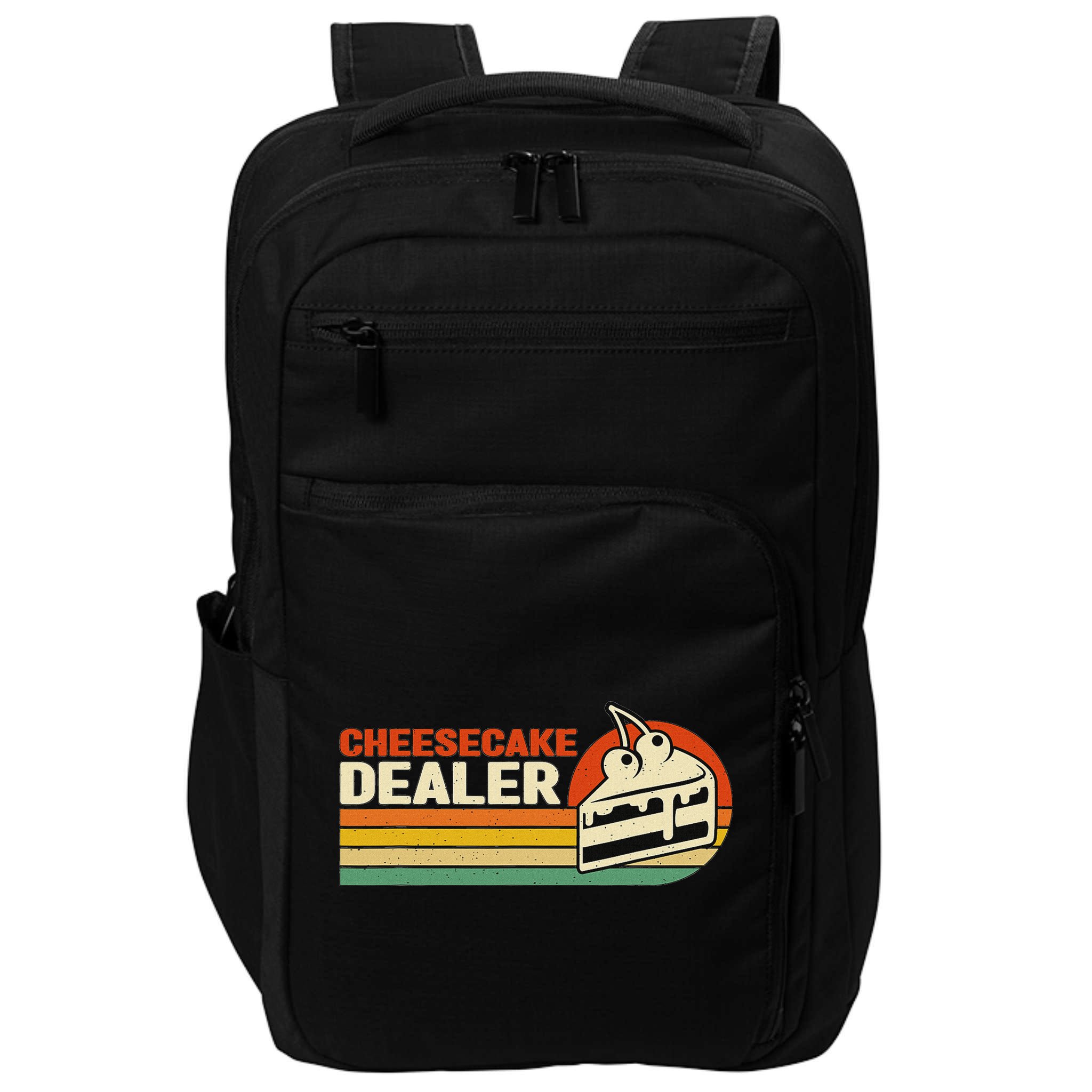Cheesecake Dealer Retro Sweets Goodies Desserts Cheesecake Impact Tech Backpack