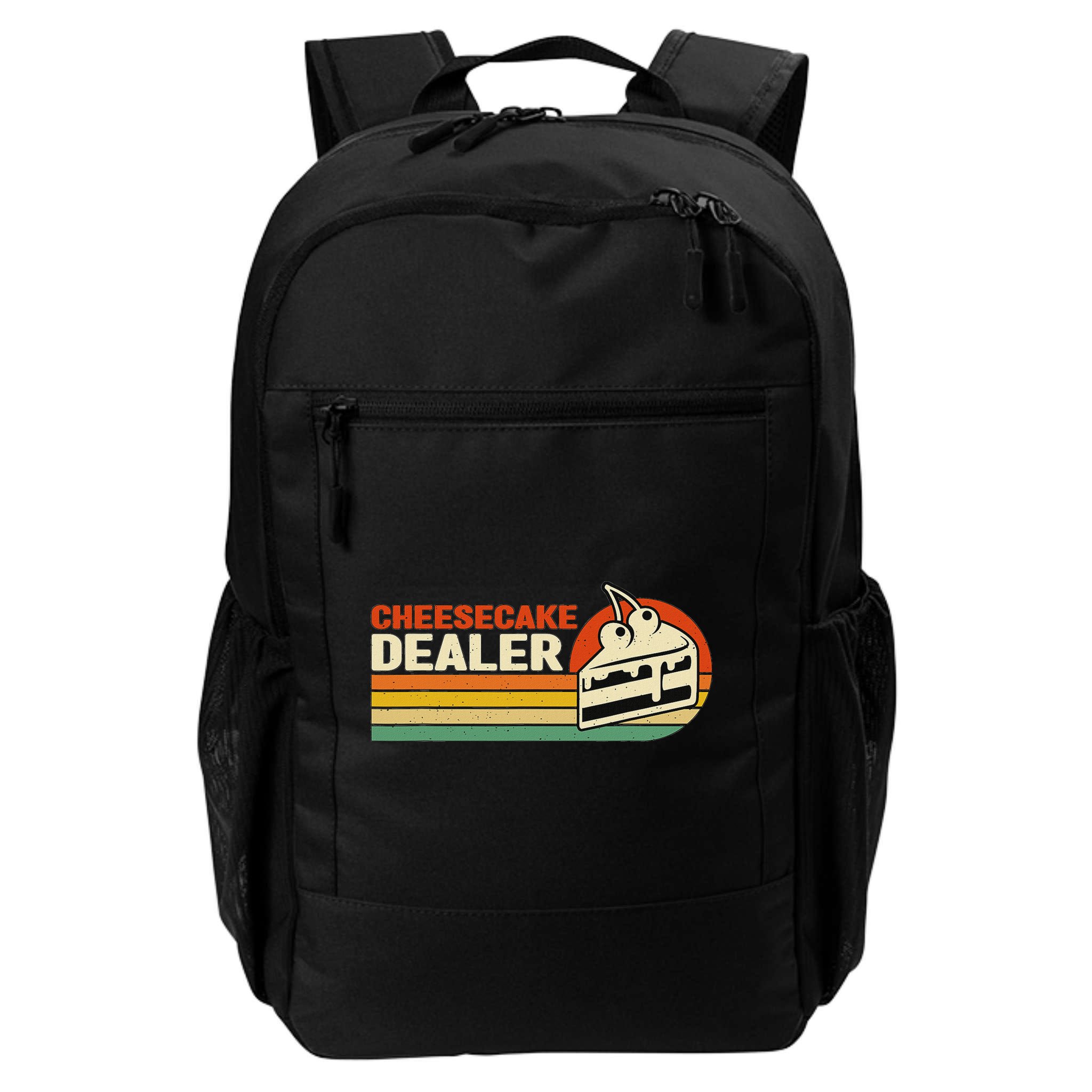 Cheesecake Dealer Retro Sweets Goodies Desserts Cheesecake Backpack