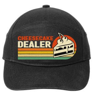 Cheesecake Dealer Retro Sweets Goodies Desserts Cheesecake 7-Panel Snapback Hat