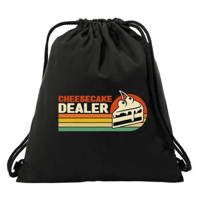 Cheesecake Dealer Retro Sweets Goodies Desserts Cheesecake Drawstring Bag