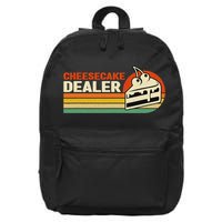 Cheesecake Dealer Retro Sweets Goodies Desserts Cheesecake 16 in Basic Backpack